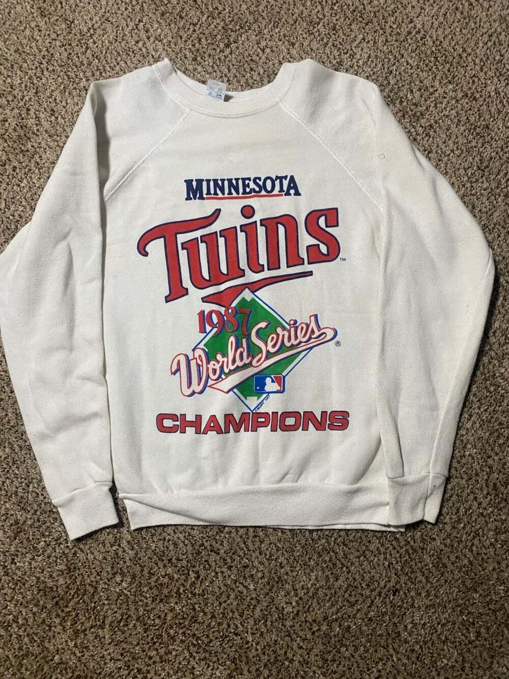 Vintage 1987 Minnesota Twins World Series Champions Artex Crewneck Sweatshirt